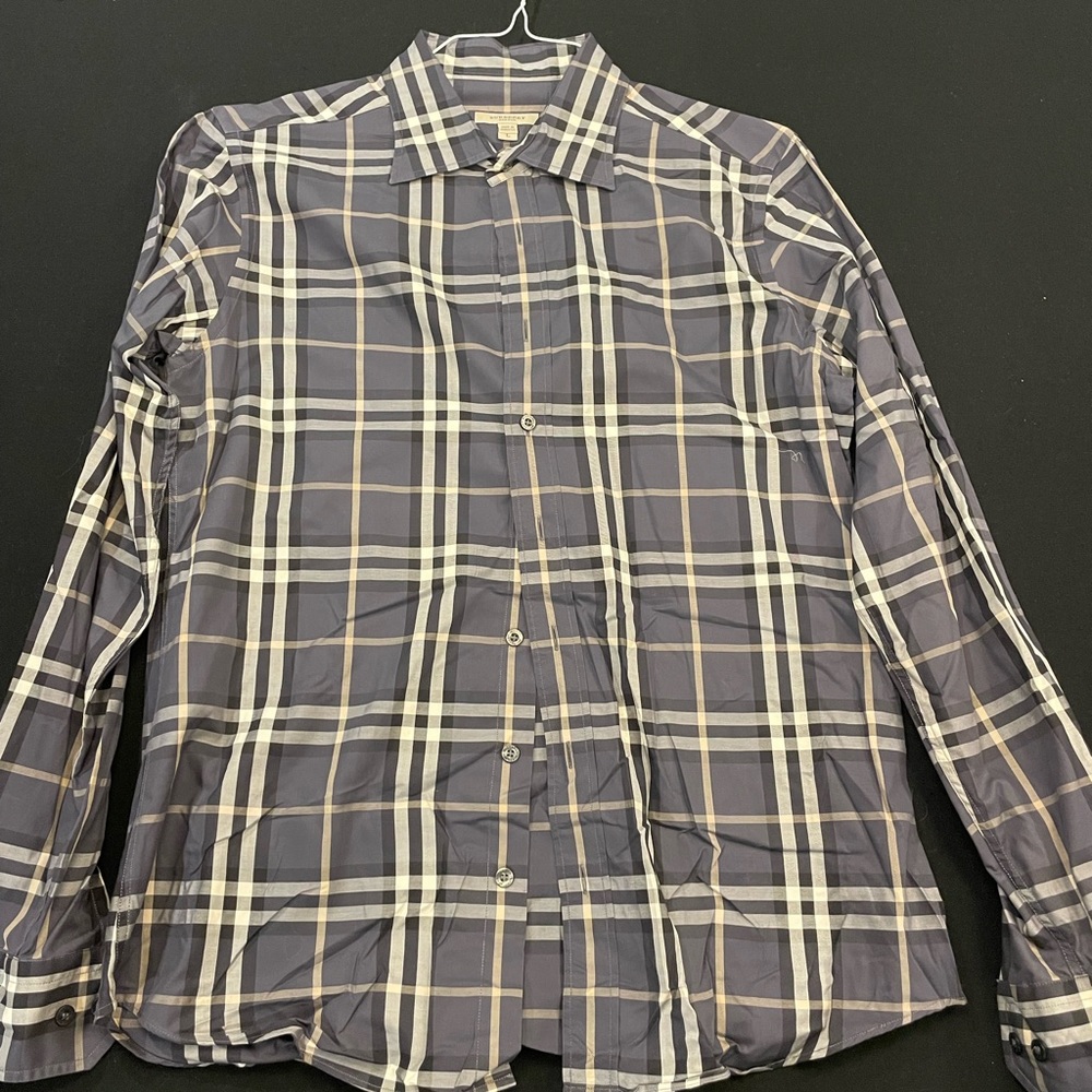 Burberry button down shirt